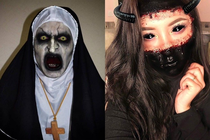 Przerażające makijaże na Halloween