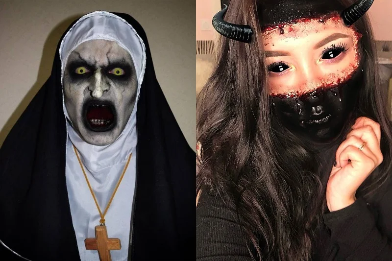 Przerażające makijaże na Halloween