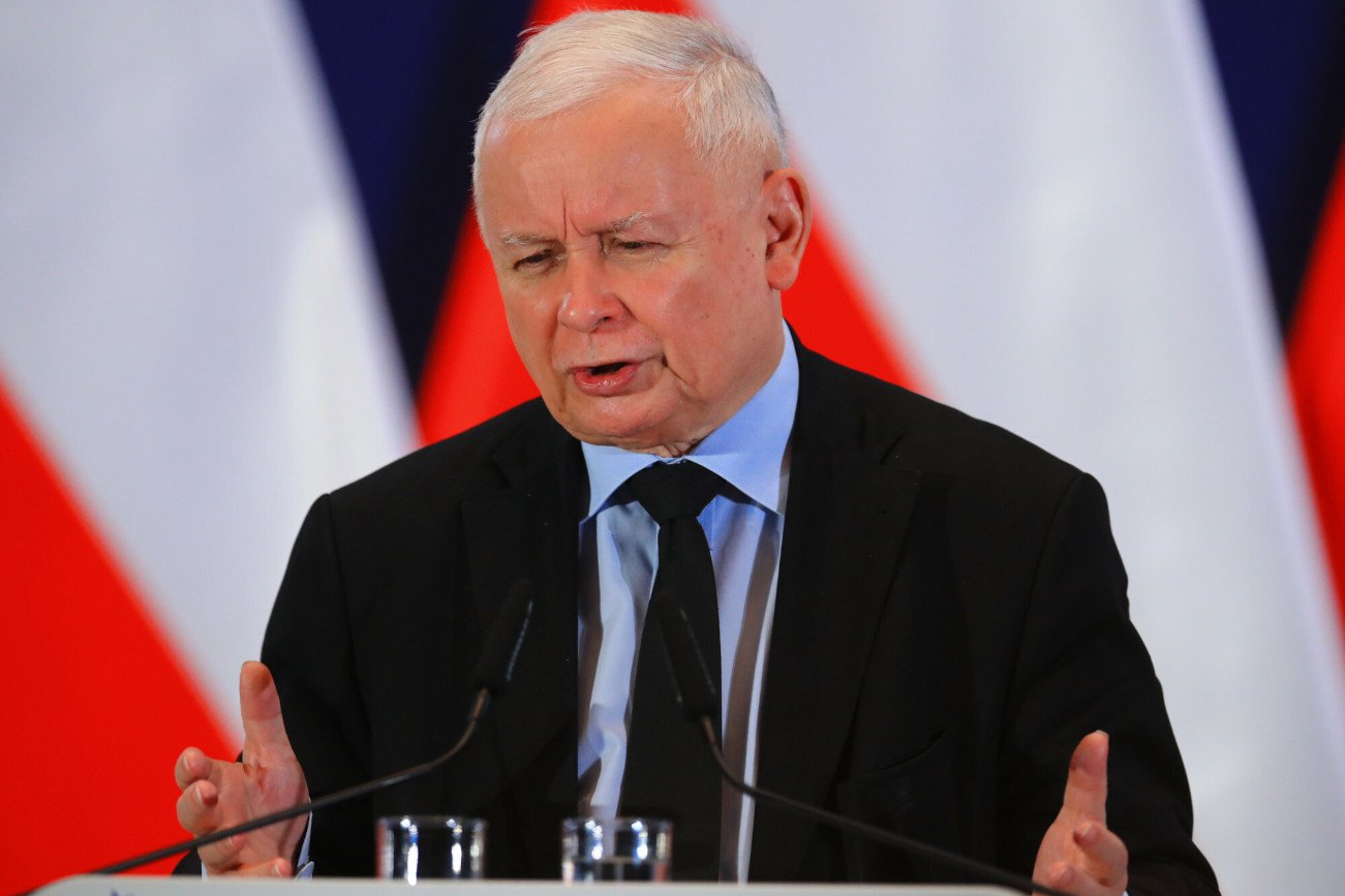 Prezes PiS Jarosław Kaczyński