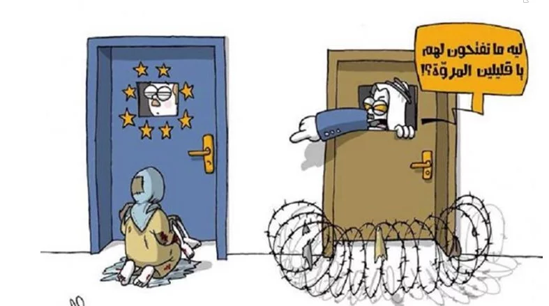 Na Facebooku jest mnóstwo rysunków obnażających państwa arabskie