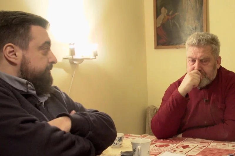 Tomasz Sekielski w rozmowie z o. Mykoła Hinajło.