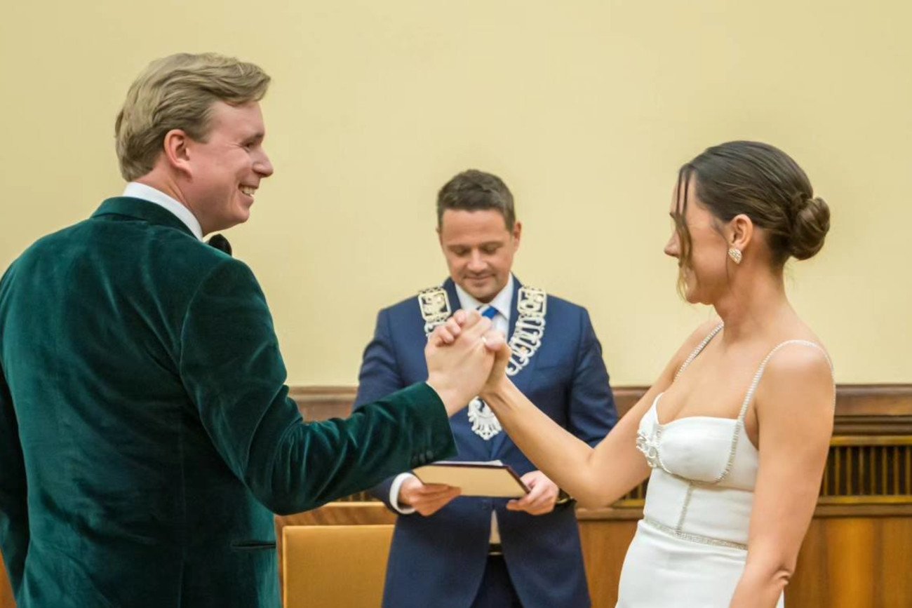 Olga Bołądź wzięła ślub. Udzielił go prezydent Warszawy.