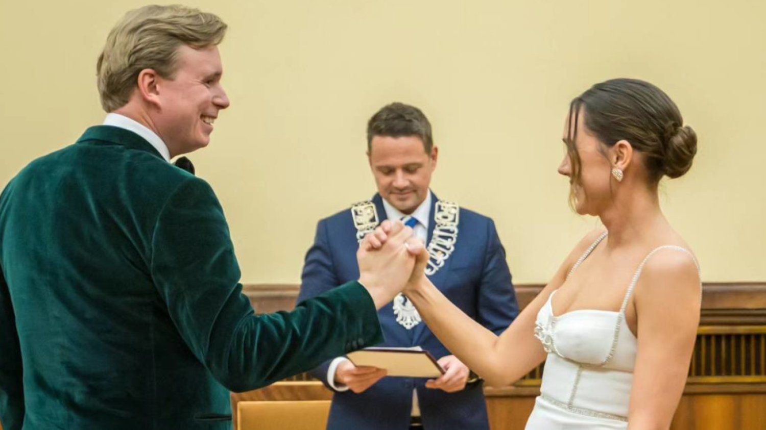 Olga Bołądź wzięła ślub. Udzielił go prezydent Warszawy.