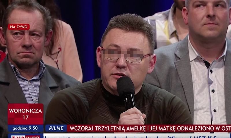 W TVP Info Marek M. komentował porwanie w Białymstoku. Sam ma proces za znęcanie się i porwanie.