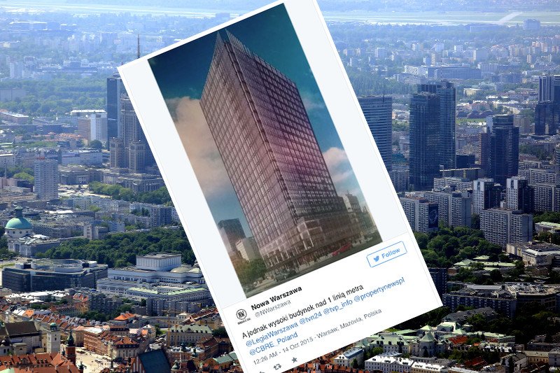 Budynek na rogu Świętokrzyskiej i Marszałkowskiej ma powstać nad wejściami do I linii metra.