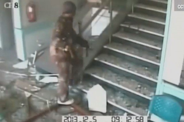 Jeden z nagranych zamachowców