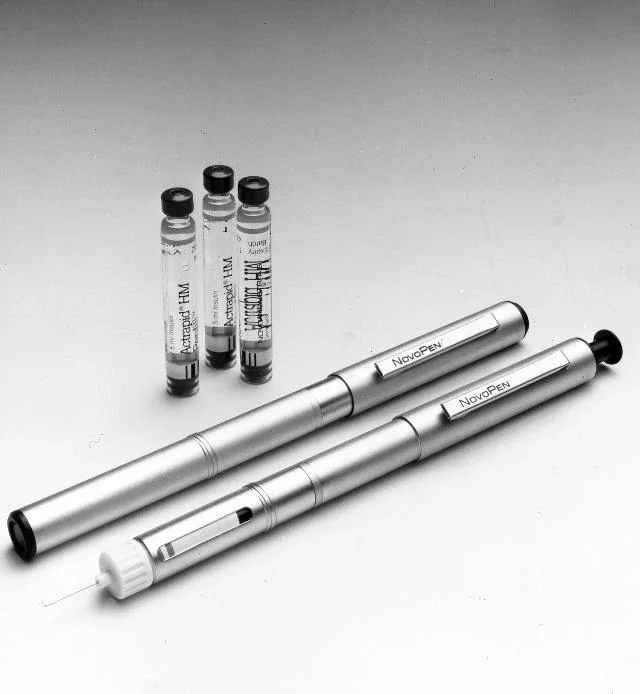 Pierwszy pen insulinowy wyprodukowany przez Novo Nordisk