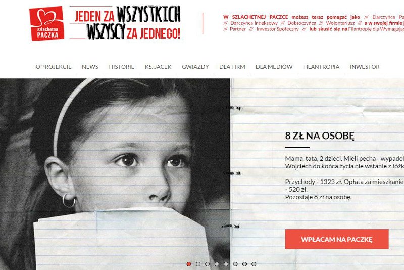 Dary z akcji trafiają do naprawdę potrzebujących rodzin.