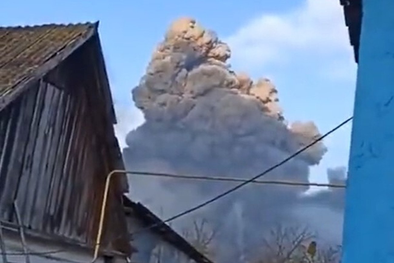 Strona ukraińska donosi o zdetonowaniu przez Rosjan bomby próżniowej.