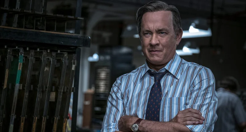 Tom Hanks w roli Bena Bradlee'ego powala na kolana.