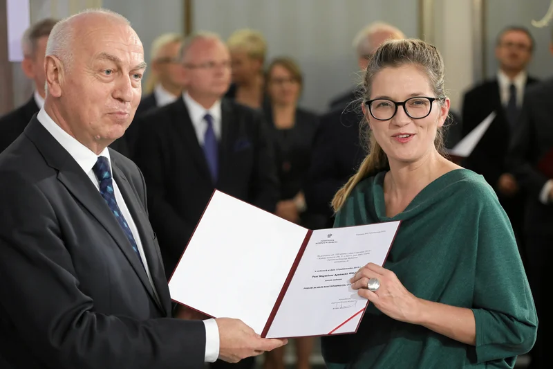 Posłanka Magdalena Biejat debiutuje w Sejmie. Jest członkinią Partii Razem, a do parlamentu weszła z warszawskiej listy Lewicy.