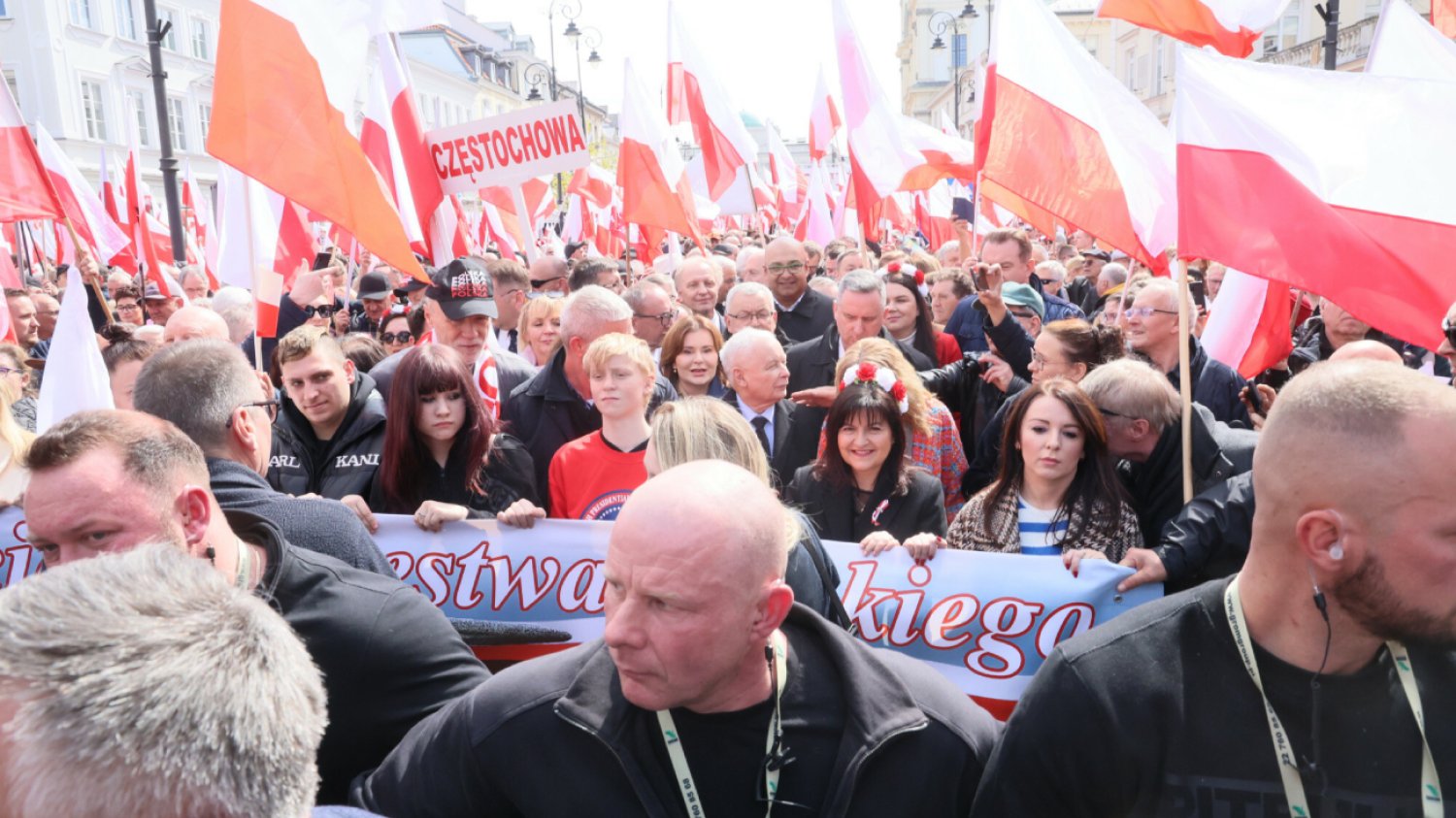Wielki Marsz PiS w Warszawie.