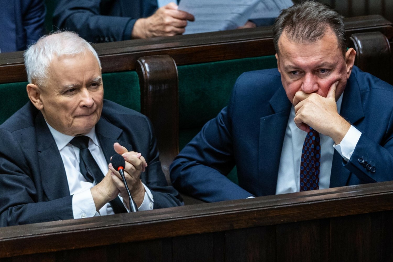 Dr Oczkoś ocenił szanse Błaszczaka. A tak Błaszczak widzi swój start.