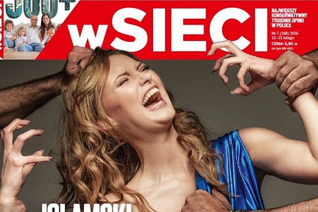 "Islamski gwałt na Europie" i tak wymowna okładka odbiły się szerokim echem w Polsce i za granicą.