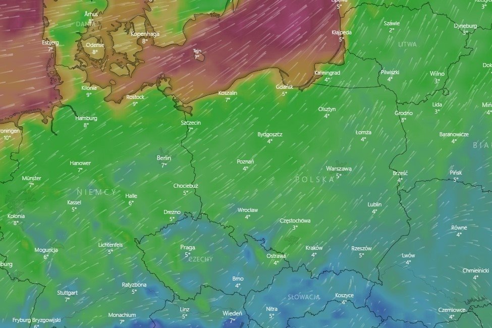 Czeka nas gwałtowna zmiana pogody w drugiej połowie tygodnia.