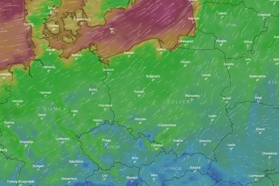 Czeka nas gwałtowna zmiana pogody w drugiej połowie tygodnia.