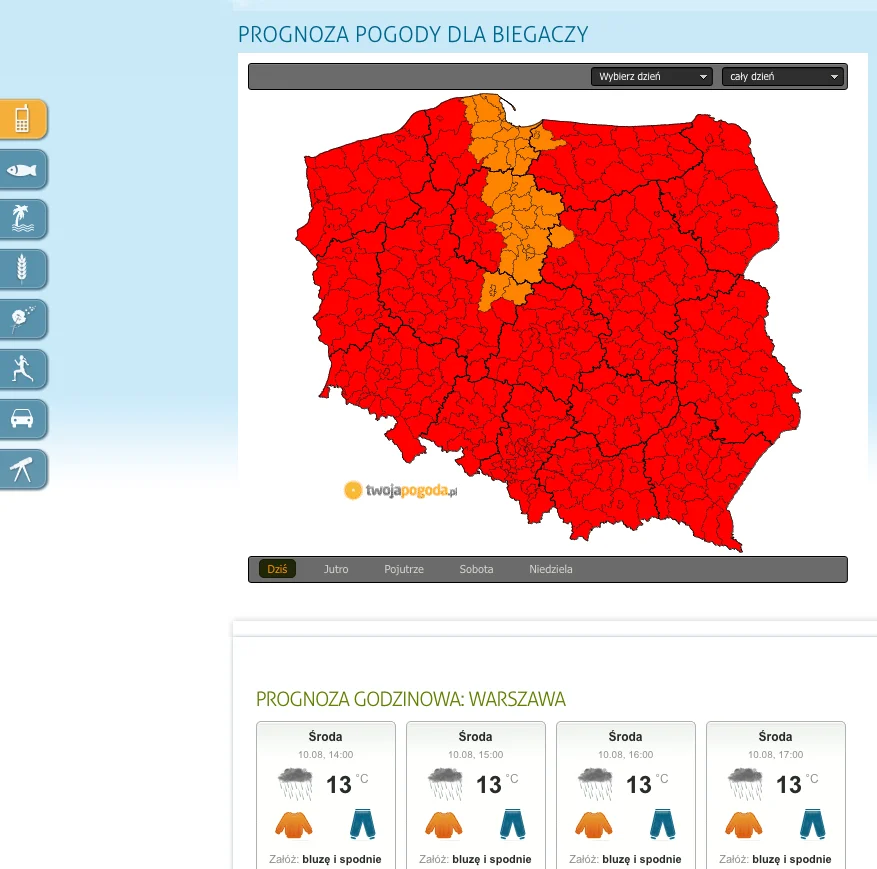 Nie musisz już pytać koleżanki, jaka jest pogoda na zewnątrz, aby wiedzieć w co się ubrać.