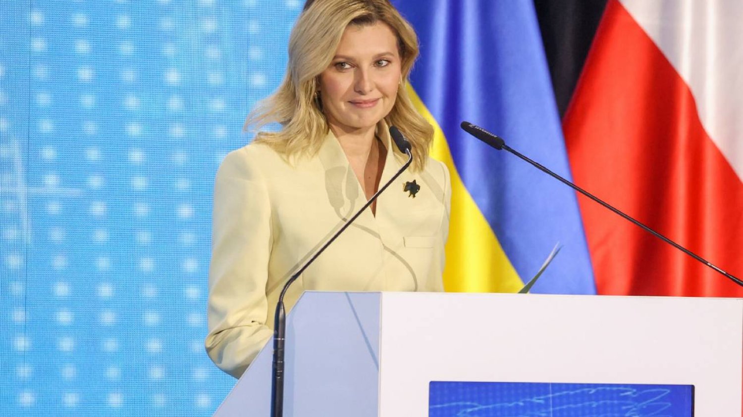 Ołena Zełenska w Warszawie dziękuje prezydentowi Dudzie. Wsparcie Polski