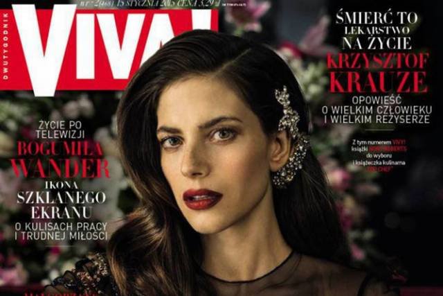 Weronika Rosati na okładce "Vivy!"