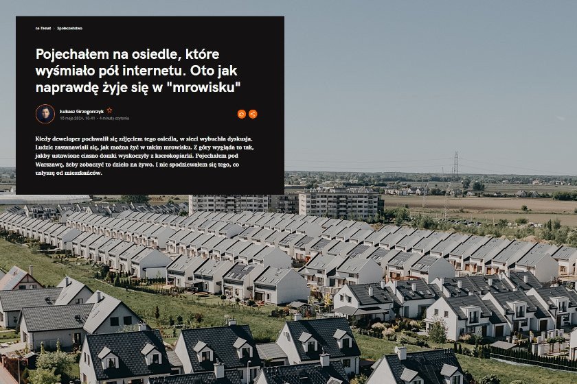 Sonda naTemat pokazała prawdę o osiedlach, które wyglądają jak kopiuj-wklej