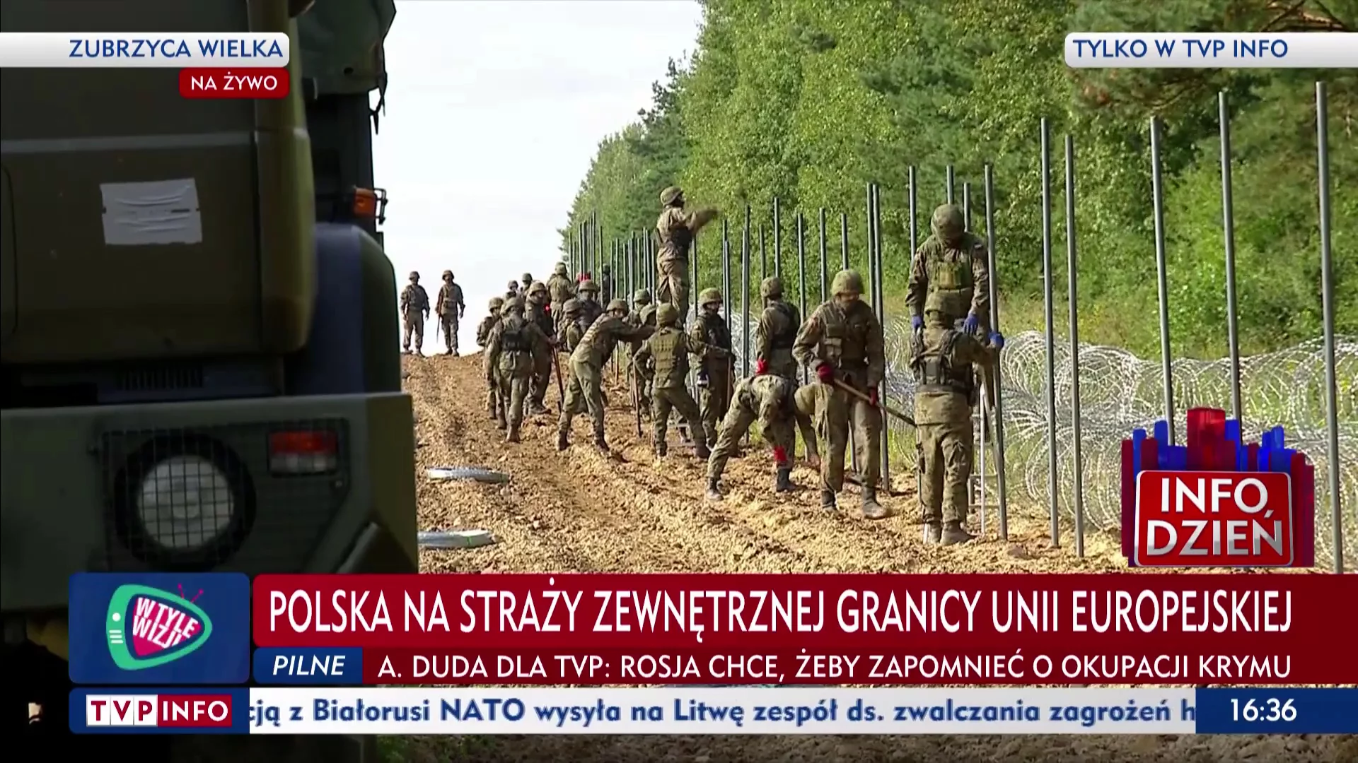 Tak wygląda budowa płotu na granicy Polski z Białorusią, który ma powstrzymać falę nielegalnych migrantów. Tak wygląda budowa płotu na granicy Polski z Białorusią, który ma powstrzymać falę nielegalnych migrantów