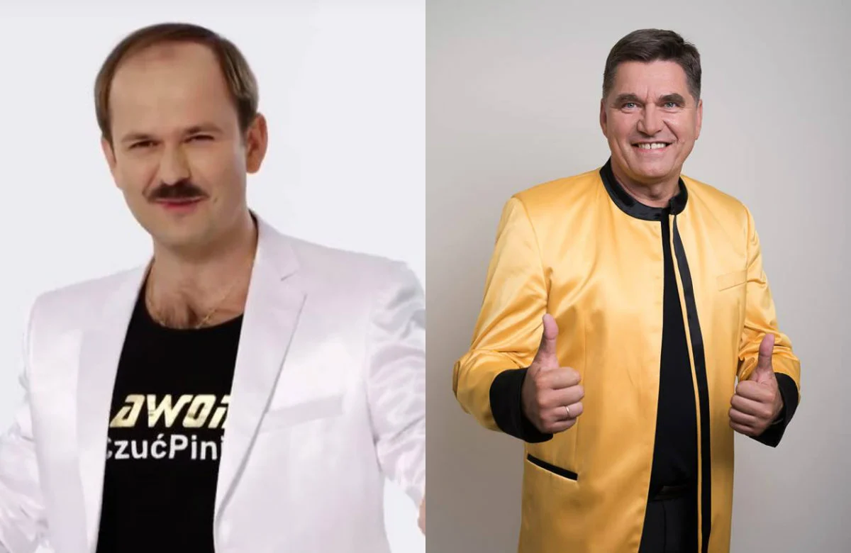 Sławomir Świerzyński z zespołu Bayer Full atakuje Sławomira.
