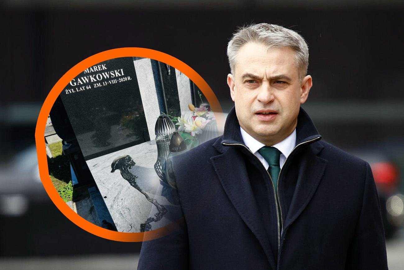 Krzysztof Gawkowski, grób ojca, minister cyfryzacji, Krzysztof Gawkowski ojciec