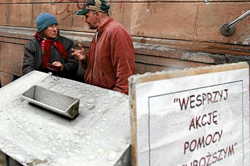 Pierwszomajowy protest osób bezdomnych w Katowicach. Rok 2010