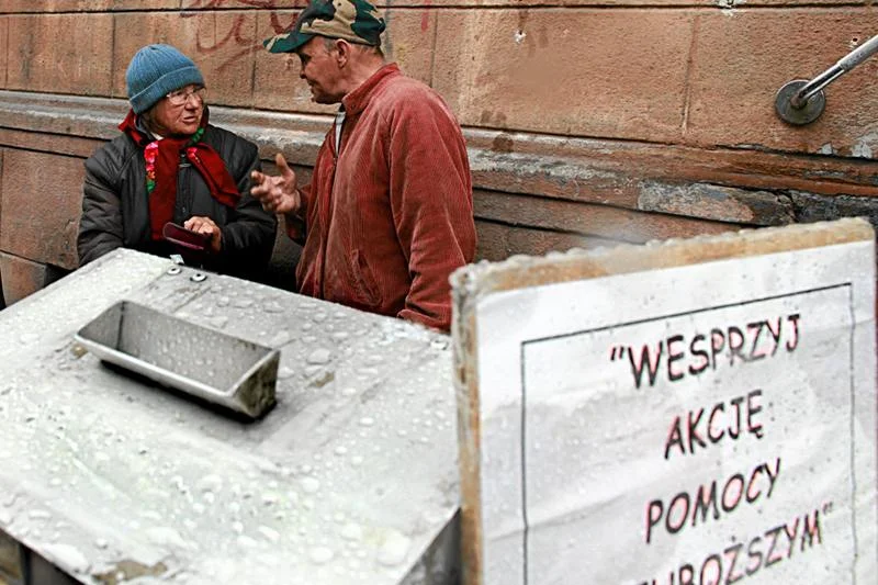 Pierwszomajowy protest osób bezdomnych w Katowicach. Rok 2010