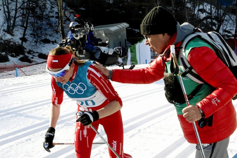 Justyna Kowalczył dobiegła na metę wyścigu na 30 km dopiero czternasta.