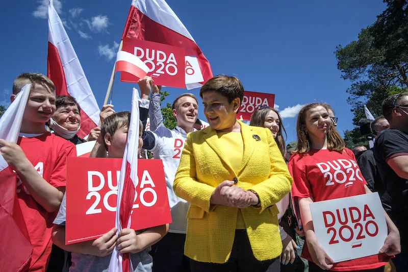 Europosłanka Beata Szydło (PiS) wsparła starania Andrzeja Dudy o reelekcję na stanowisko prezydenta.