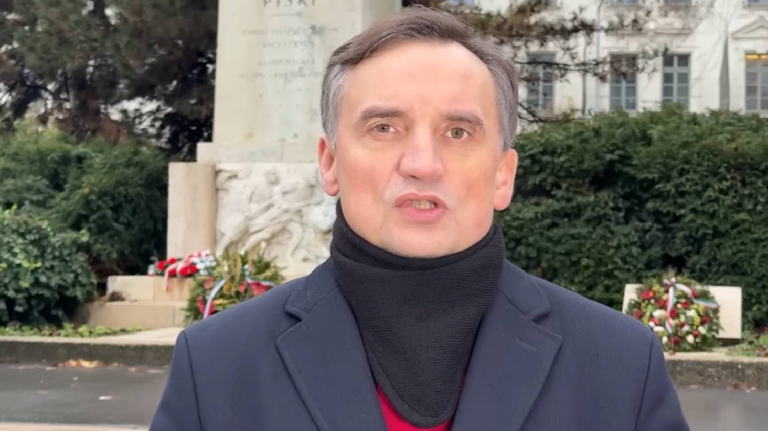 Zbigniew Ziobro zabrał głos z Budapesztu.