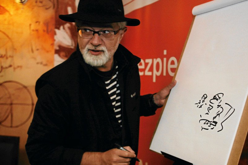 Satyryk i rysownik Henryk Sawka idealnie podsumował nową narrację PiS na wybory do Parlamentu Europejskiego.