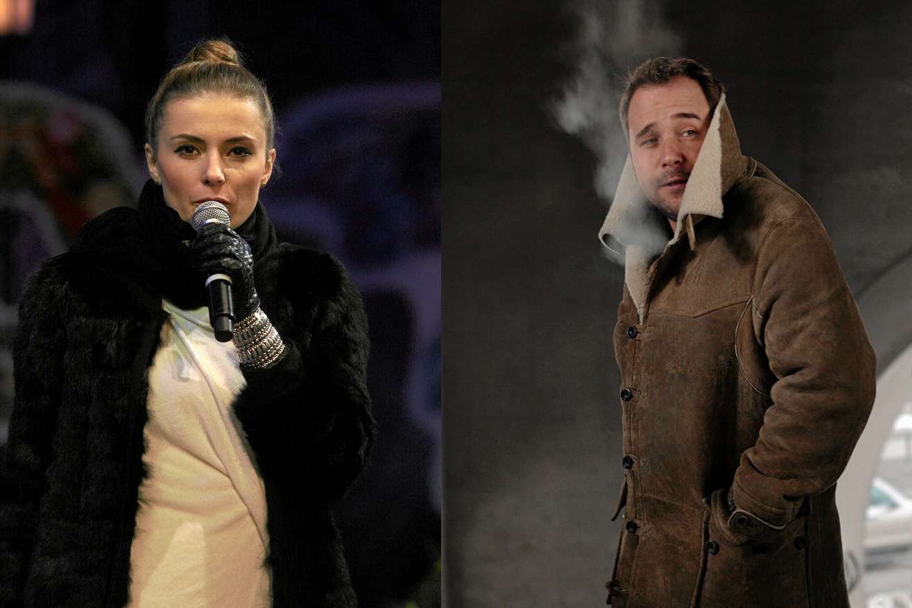 Halina Mlynkova i Łukasz Nowicki