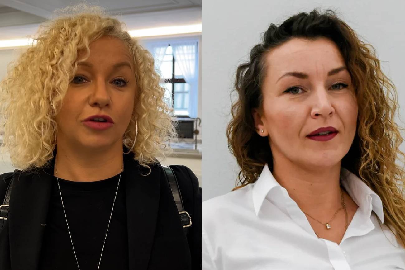 Posłanki Katarzyna Kotula (Lewica) i Monika Pawłowska (PiS).
