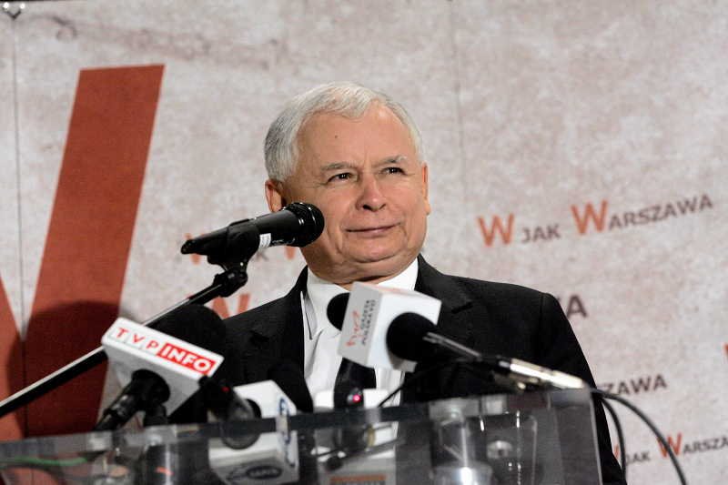 Jarosław Kaczyński na Żoliborzu zagrzewał wyborców do walki o odwołanie Hanny Gronkiewicz-Waltz.