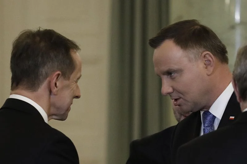 Paweł Mucha wyjawił kilka szczegółów ze środowego spotkania Dudy z Grodzkim.