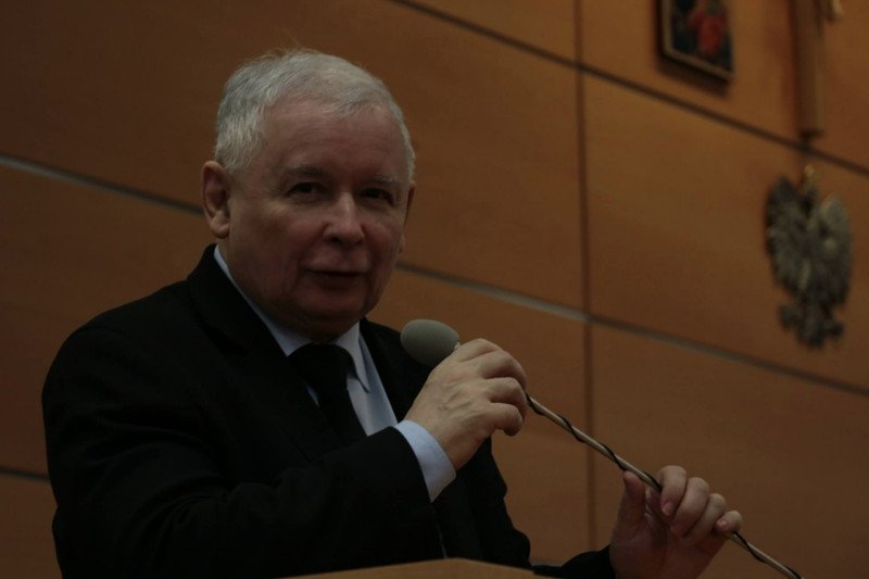 Wykład Jarosława Kaczyńskiego w Toruniu.