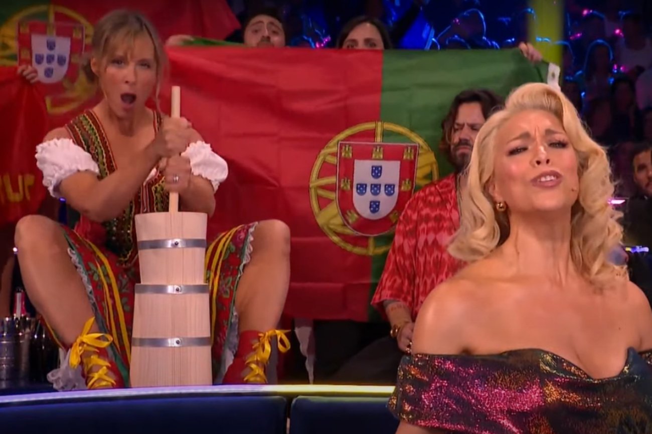 Kobieta ubijająca masło pojawiła się w finale Eurowizji 2023. To nawiązanie do "My Słowianie".