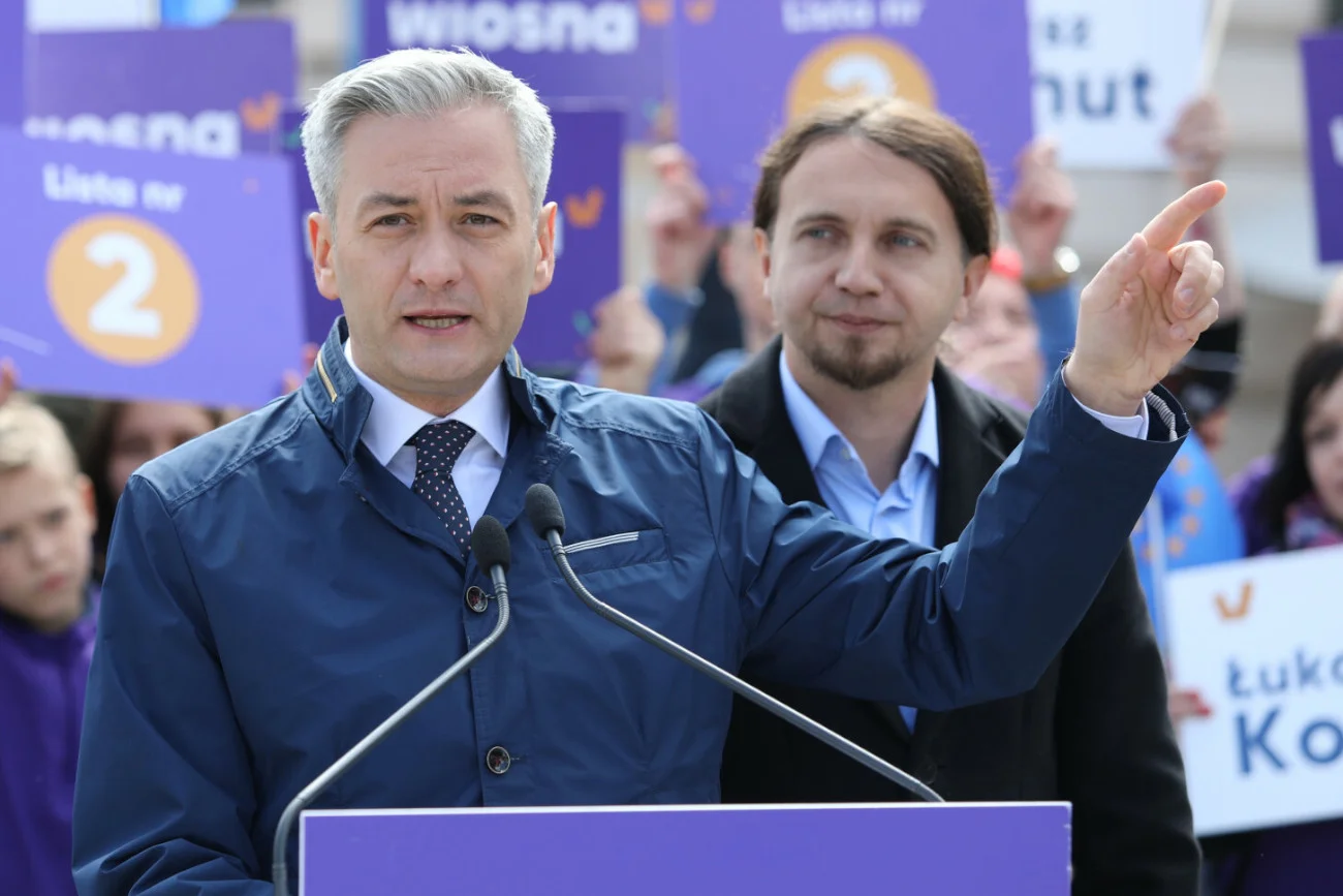 Robert Biedroń i Łukasz Kohut