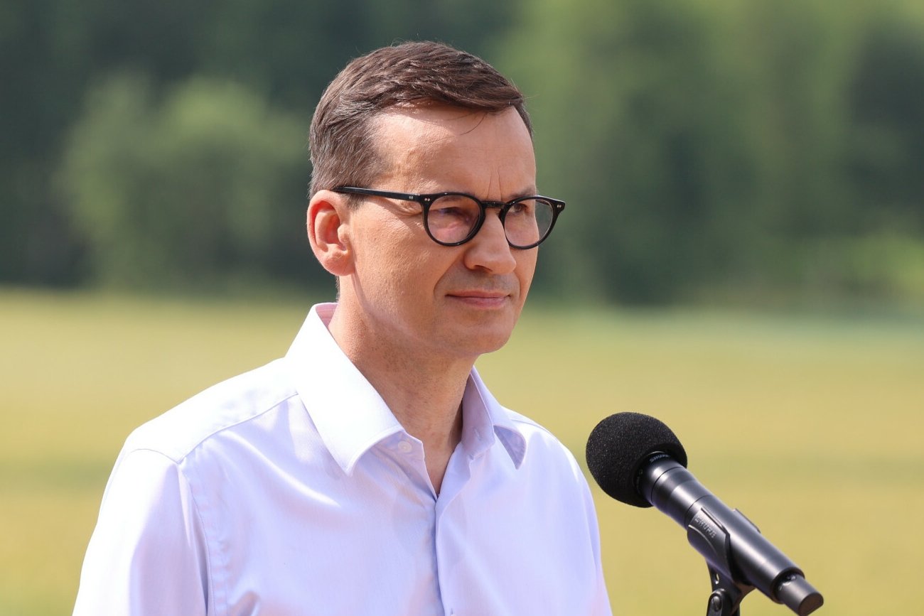 Mateusz Morawiecki pojechał na granicę z Białorusią. Krytykował Donalda Tuska i PO. Mateusz Morawiecki pojechał na granicę z Białorusią. Krytykował Donalda Tuska i PO.
