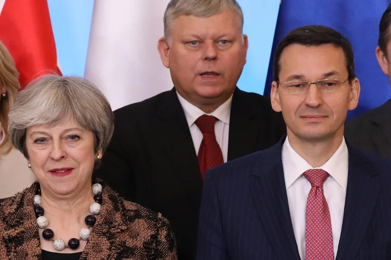 To pierwsze spotkanie Mateusza Morawieckiego w roli premiera z Theresą May.