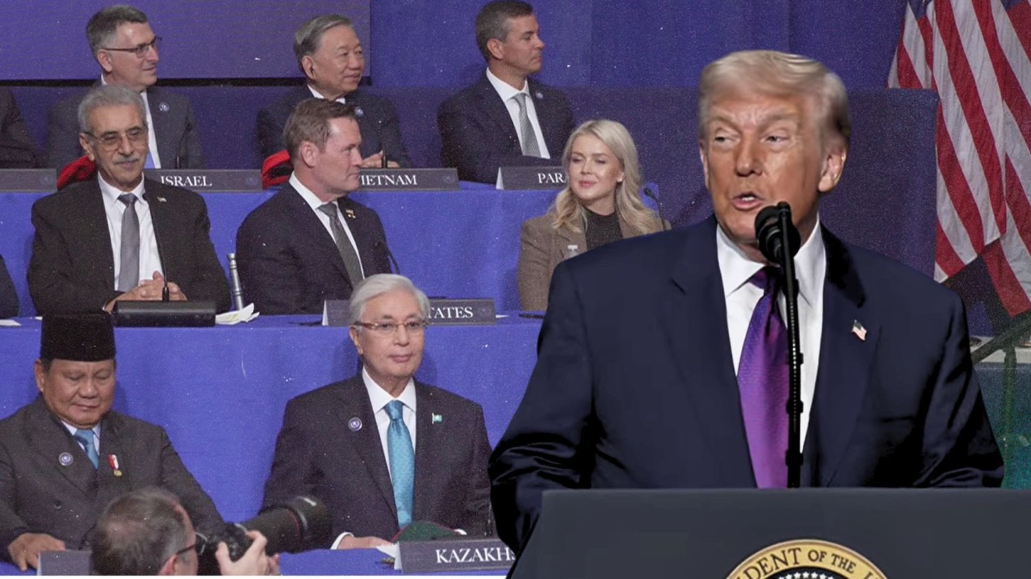 Trump otworzył pierwsze posiedzenie Rady Pokoju.