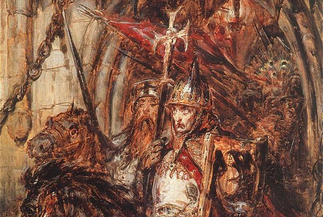 Wyjazd Henryka II Pobożnego pod Legnicę autorstwa Jana Matejki