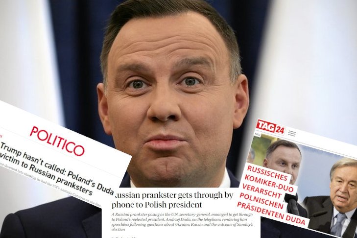 Zagraniczne media piszą o wpadce Andrzeja Dudy.
