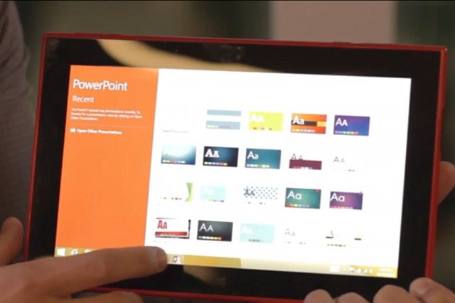 Nokia Lumia 2520 jest fabrycznie wyposażona w pakiet Microsoft Office