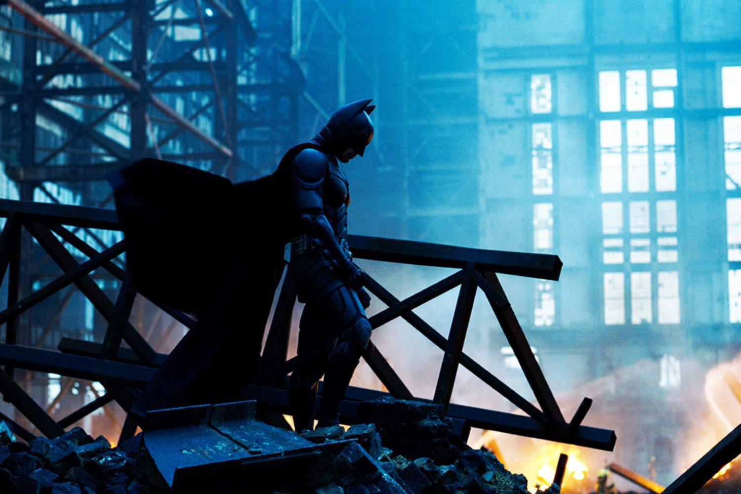 Na "The Batman Part II" poczekamy jeszcze blisko 2 lata. Matt Reeves naprawia jednak to, co zepsuł Nolan batman, kadr z filmu Nolana, Mroczny Rycerz