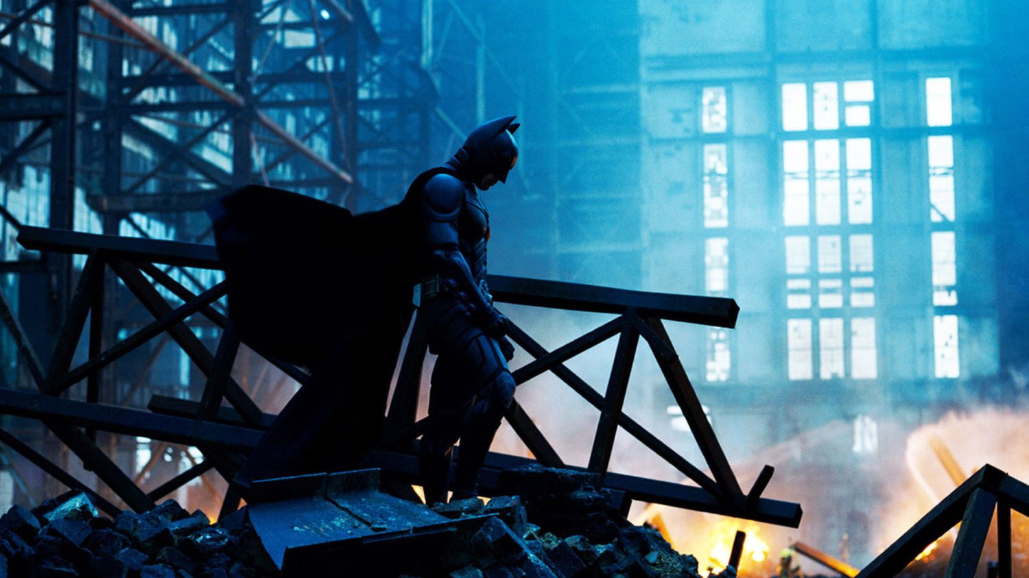 Na "The Batman Part II" poczekamy jeszcze blisko 2 lata. Matt Reeves naprawia jednak to, co zepsuł Nolan batman, kadr z filmu Nolana, Mroczny Rycerz