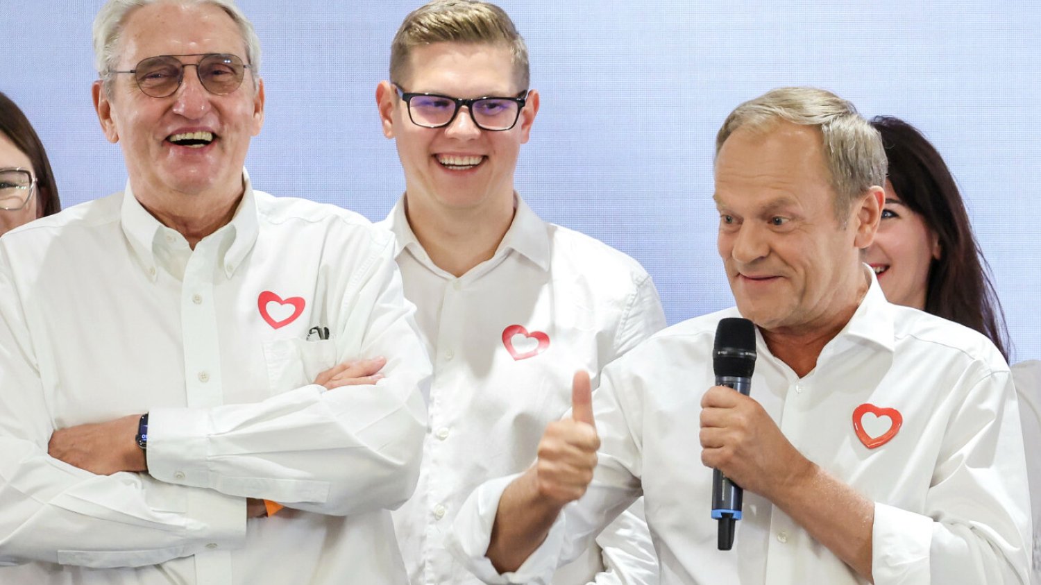 Bosław Wołoszański i Donald Tusk