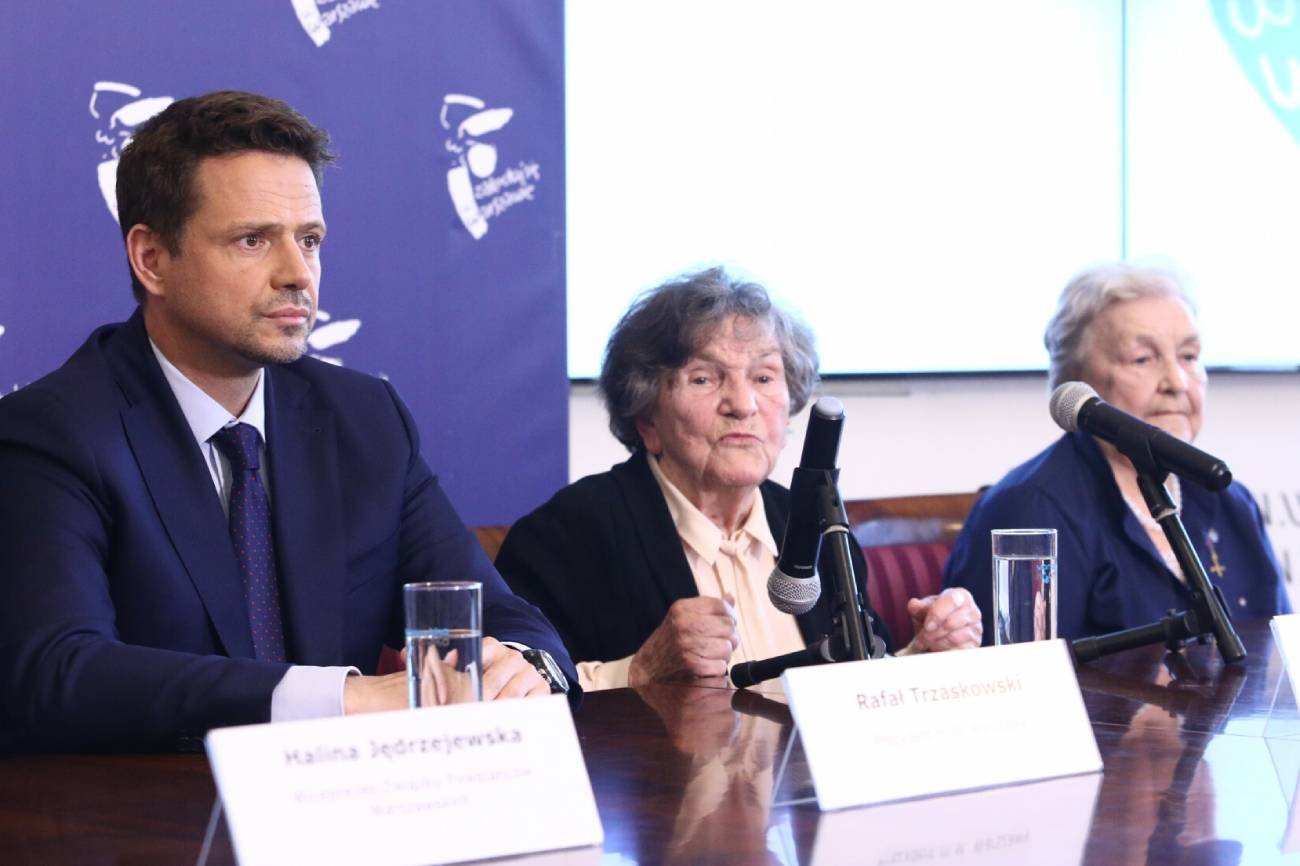 Trzaskowski i powstanki warszawskie z apelem na Dzień Niepodległości